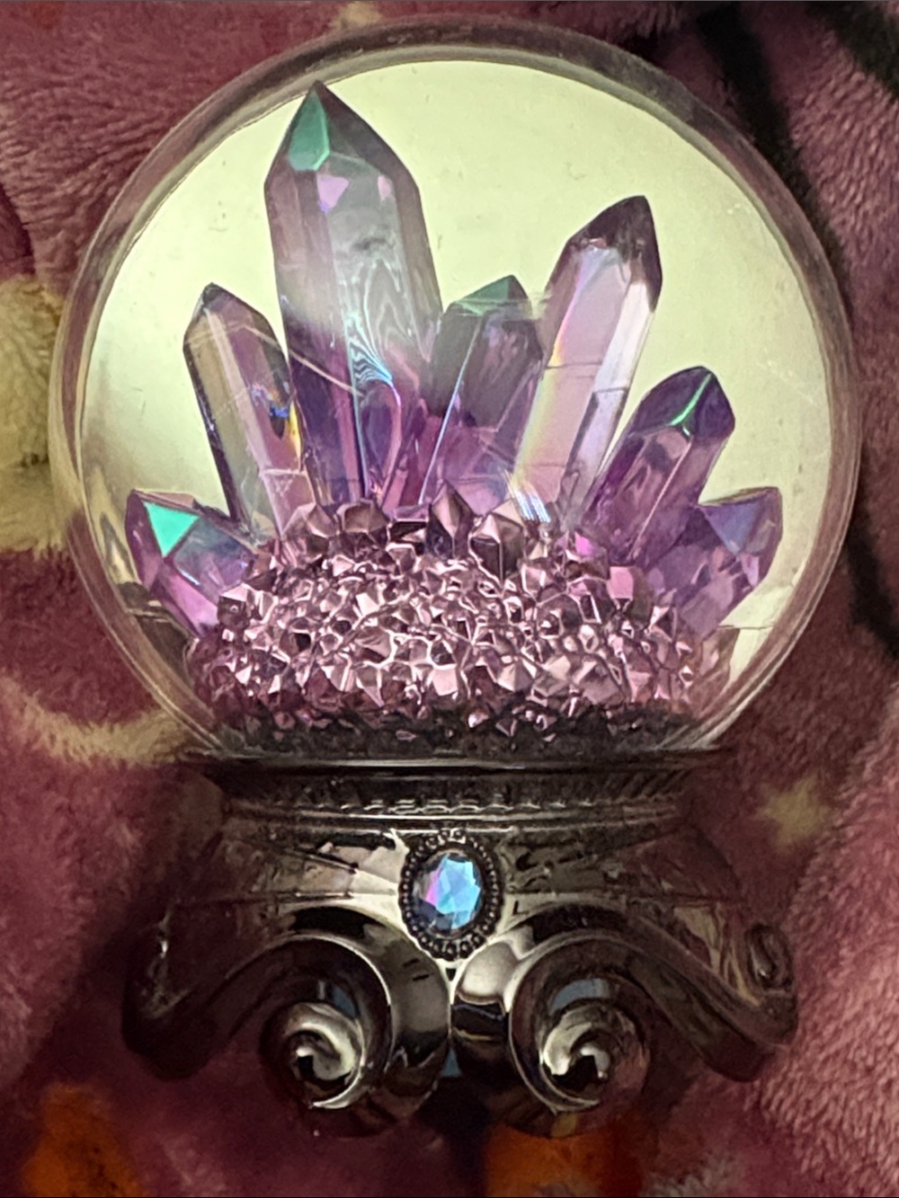 Bath & Body Works Iridescent Purple Crystal Wall Plug 🔌